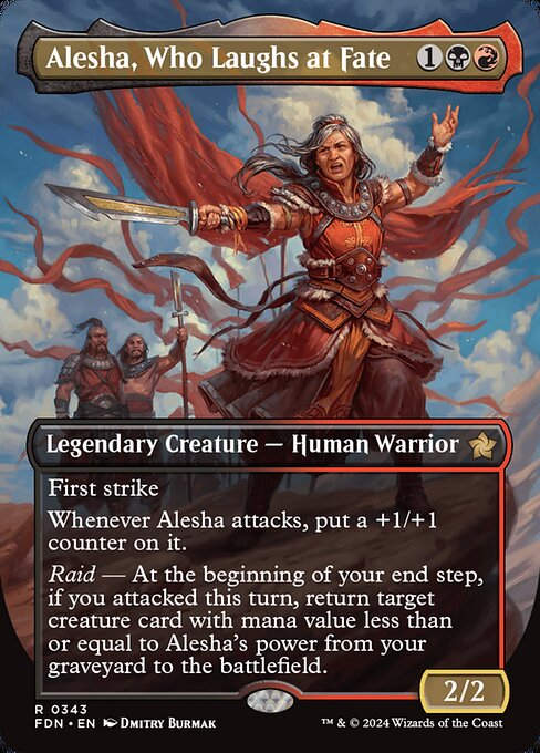 Alesha, Who Laughs at Fate (FDN) (343) / Borderless