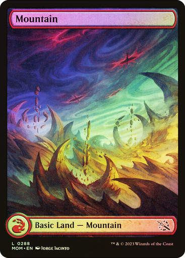 Mountain (mom) (288) / Full Art / Foil