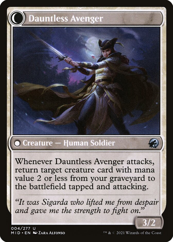 Bereaved Survivor // Dauntless Avenger (MID) (4) — cara 2 de 2