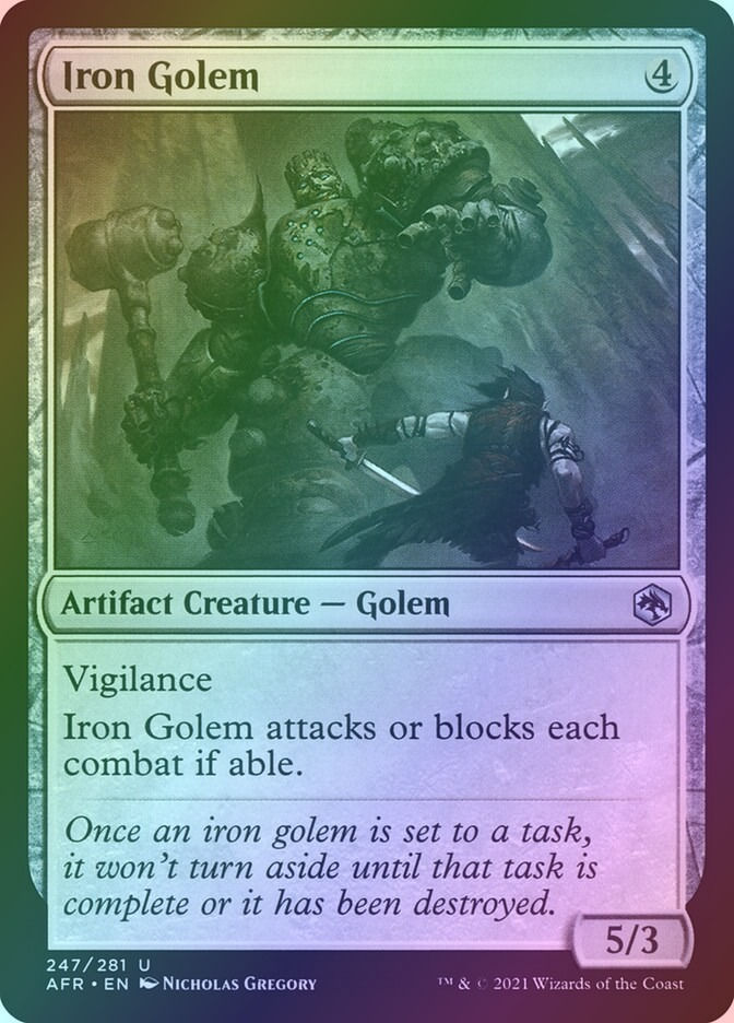 Iron Golem (AFR) (247) / Foil