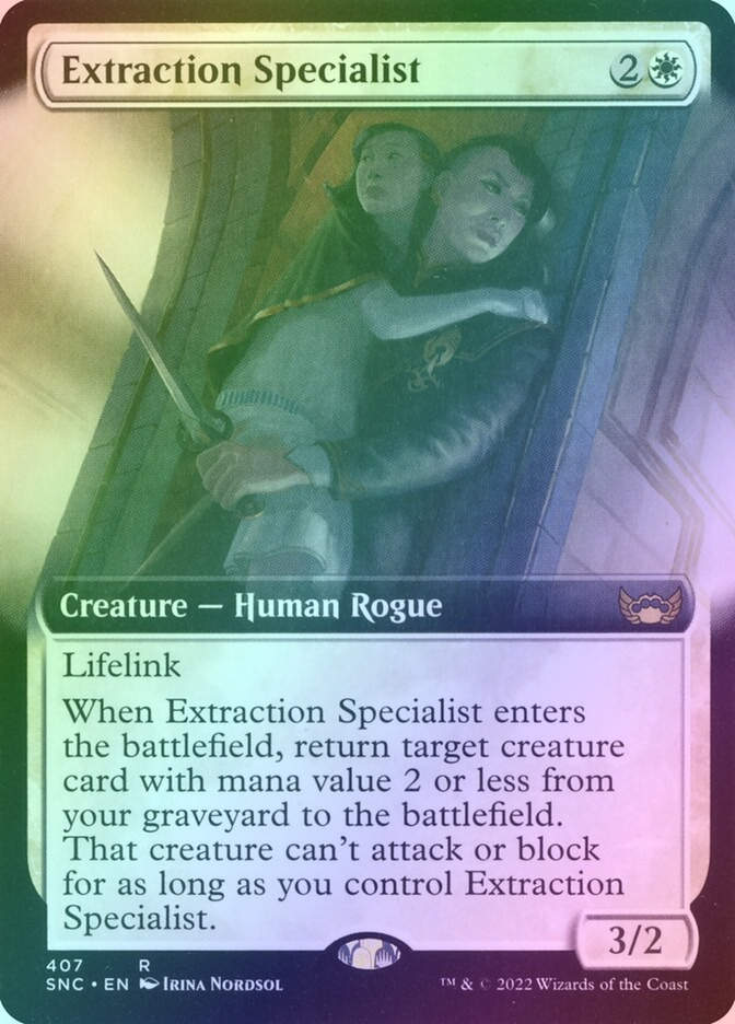 Extraction Specialist (SNC) (407) / Extended Art / Foil