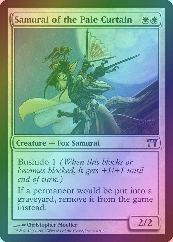 Samurai of the Pale Curtain (CHK) (43) / Foil