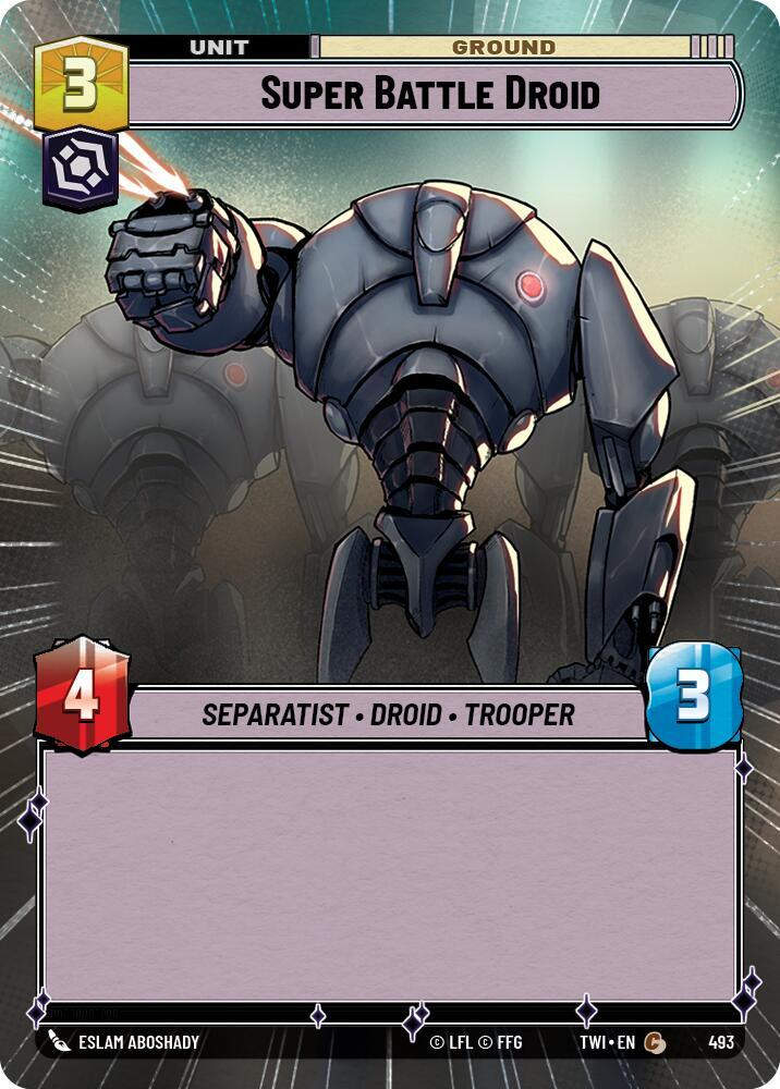Super Battle Droid (Hyperspace) (TWI) (493) / Foil