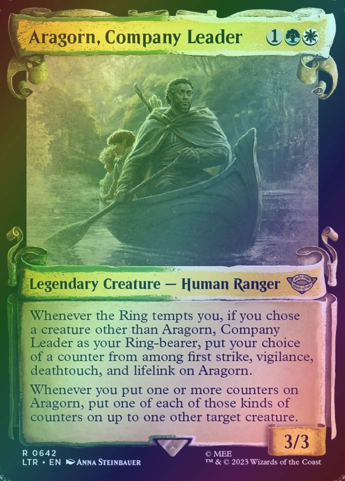 Aragorn, Company Leader (LTR) (642) / Showcase / Foil