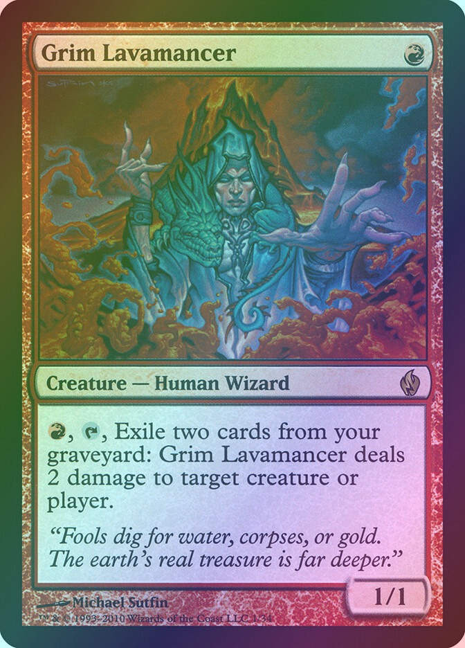 Grim Lavamancer (PD2) (1) / Foil