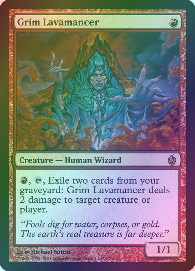 Grim Lavamancer (PD2) (1) / Foil