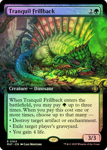 Tranquil Frillback (MAT) / Extended Art / Foil