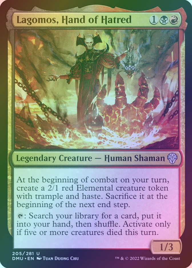 Lagomos, Hand of Hatred (DMU) (205) / Foil