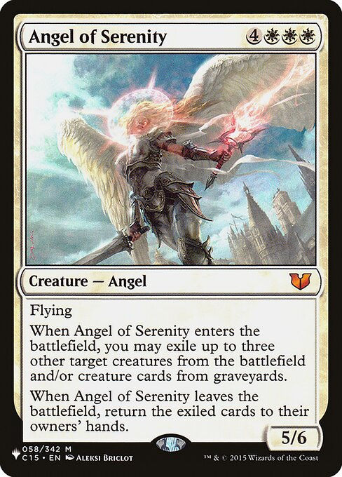 Angel of Serenity (PLST) (C15-58)