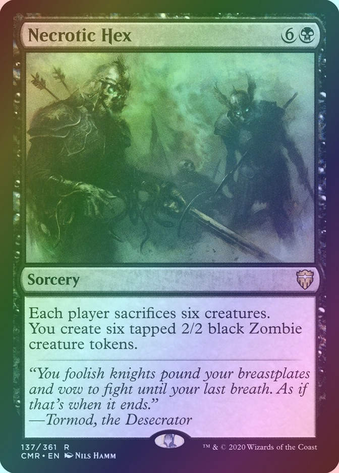 Necrotic Hex (CMR) (137) / Foil