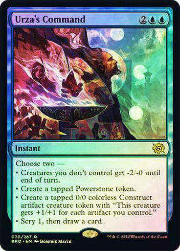 Urza's Command (BRO) / Foil