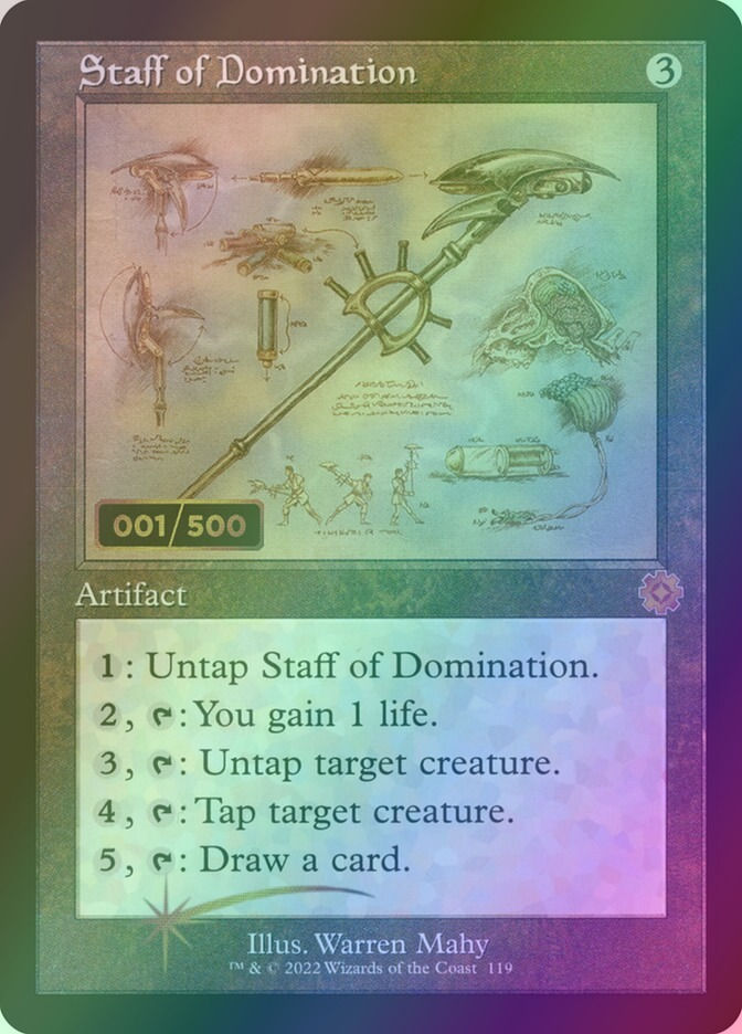 Staff of Domination (BRR) (119z) / Serialized