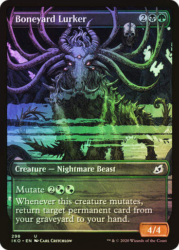 Boneyard Lurker (IKO) (298) / Showcase / Foil