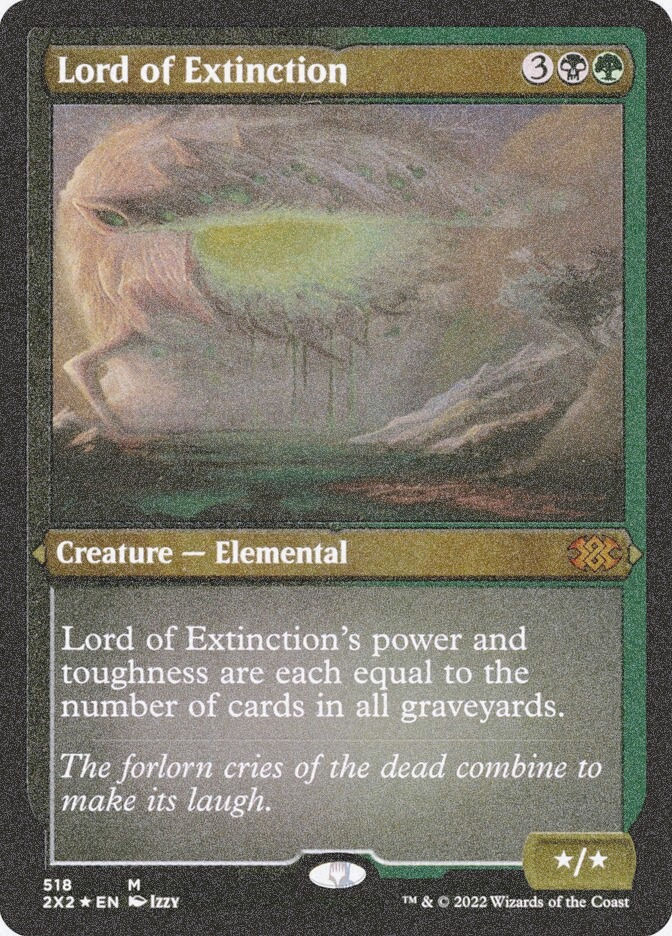 Lord of Extinction (2X2) (518) / Foil Etched
