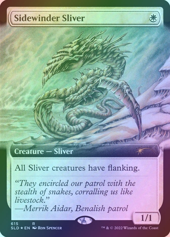 Sidewinder Sliver (SLD) (615) / Extended Art / Foil