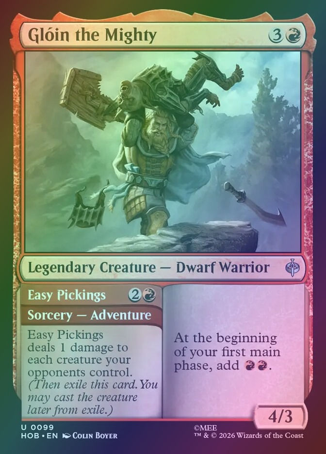 Glóin the Mighty // Easy Pickings (HOB) (99) / Foil