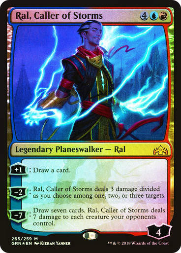 Ral, Caller of Storms (GRN) (265) / Foil