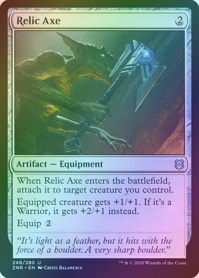 Relic Axe (ZNR) (248) / Foil