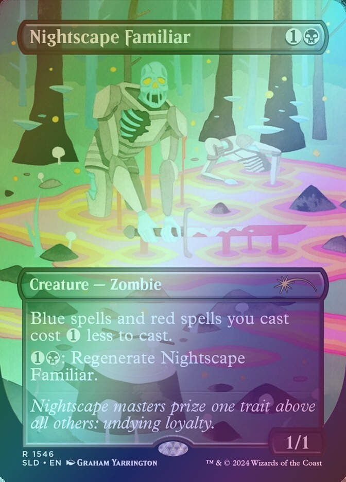 Nightscape Familiar (SLD) (1546★) / Borderless / Rainbow Foil