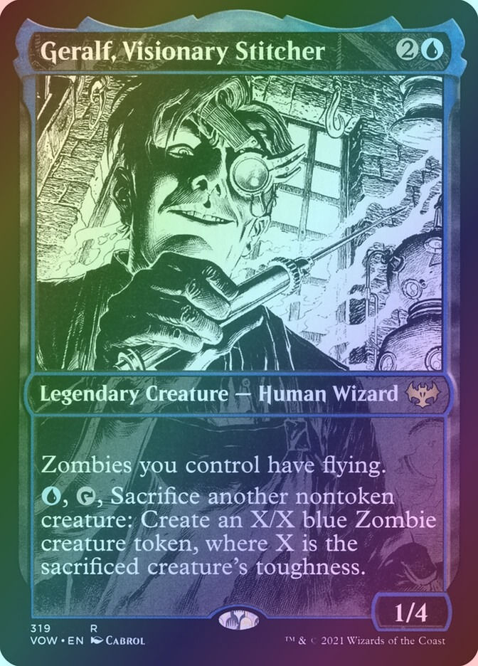 Geralf, Visionary Stitcher (VOW) (319) / Showcase / Foil