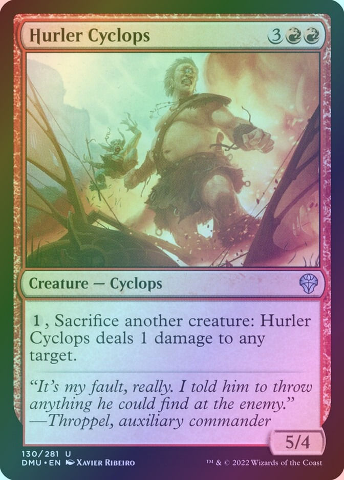 Hurler Cyclops (DMU) (130) / Foil