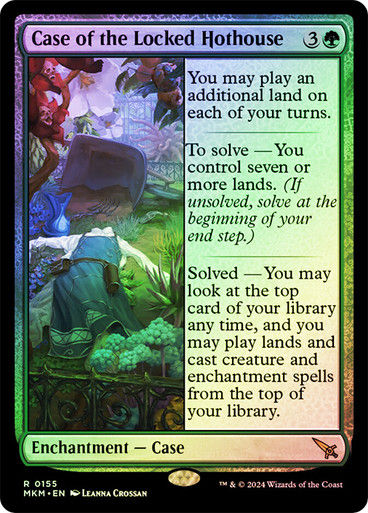 Case of the Locked Hothouse (mkm) (155) / Foil