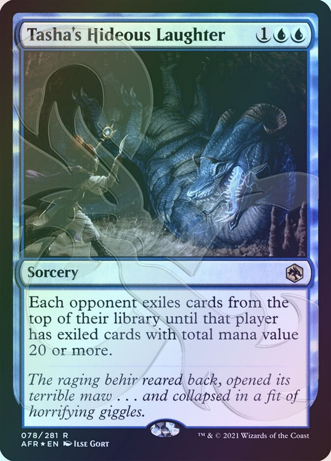 Tasha's Hideous Laughter (PAFR) (78a) / Embossed Foil