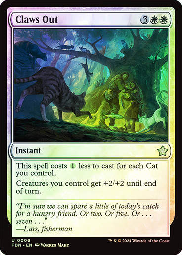 Claws Out (FDN) (6) / Foil