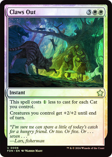 Claws Out (FDN) (6) / Foil