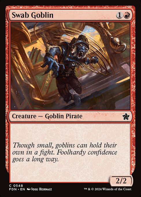 Swab Goblin (FDN) (548) (Beginner)