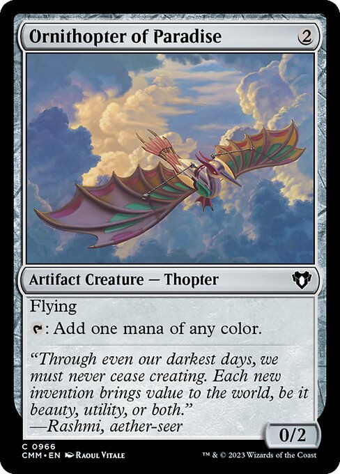 Ornithopter of Paradise (cmm) (Commander Deck)