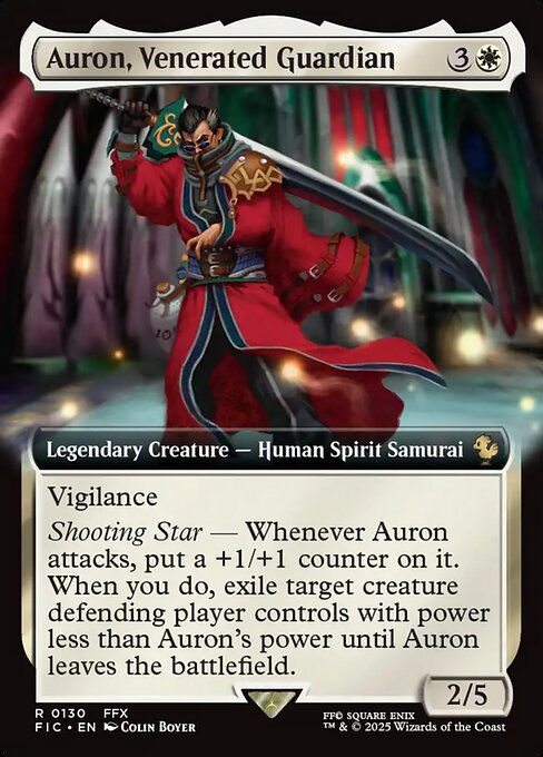 Auron, Venerated Guardian (FIC) (130) / Extended Art
