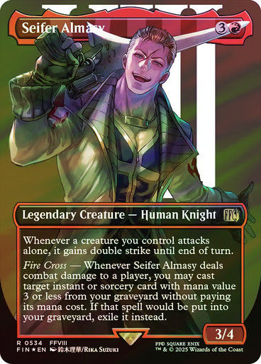 Seifer Almasy (FIN) (534) / Borderless / Surge Foil