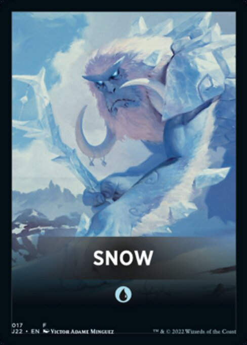 Snow (fj22) / Front Cards Token