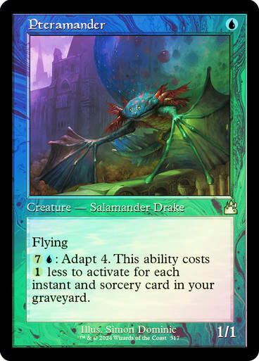 Pteramander (rvr) (317) / Retro / Foil