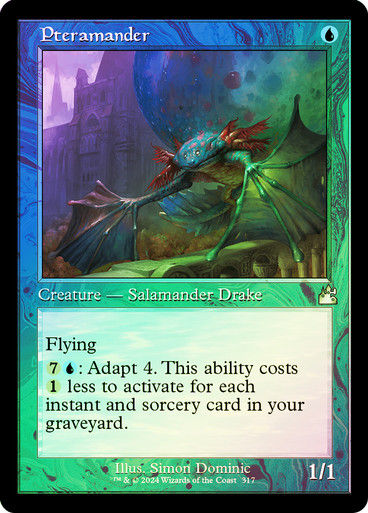 Pteramander (rvr) (317) / Retro / Foil