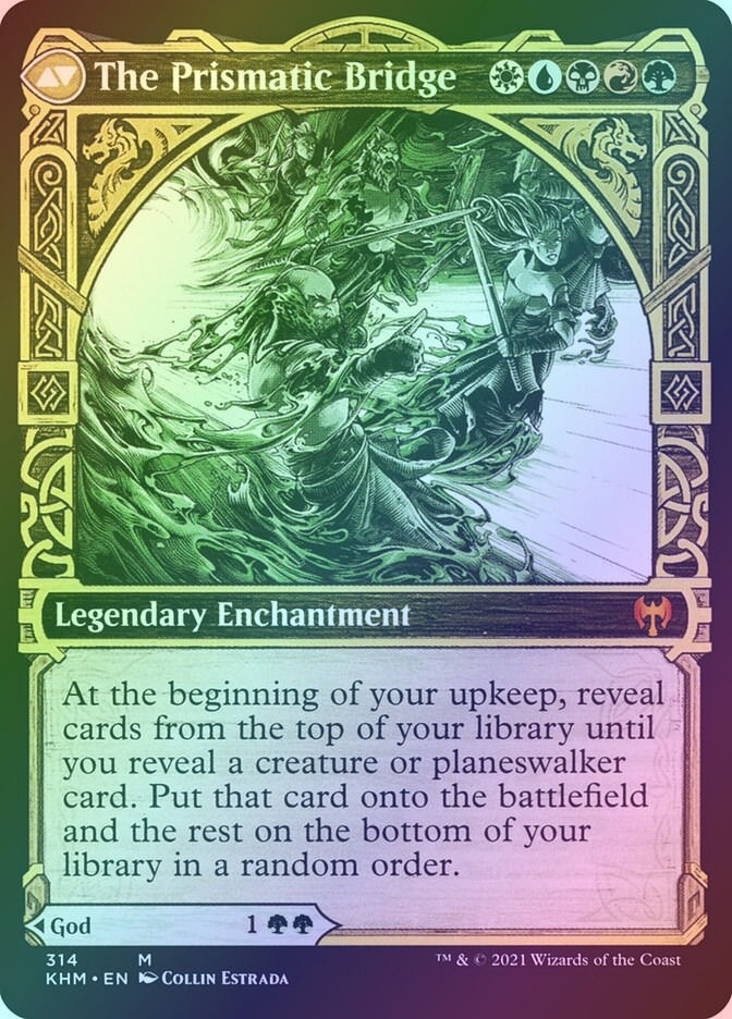 Esika, God of the Tree // The Prismatic Bridge (KHM) (314) / Showcase / Foil — cara 2 de 2
