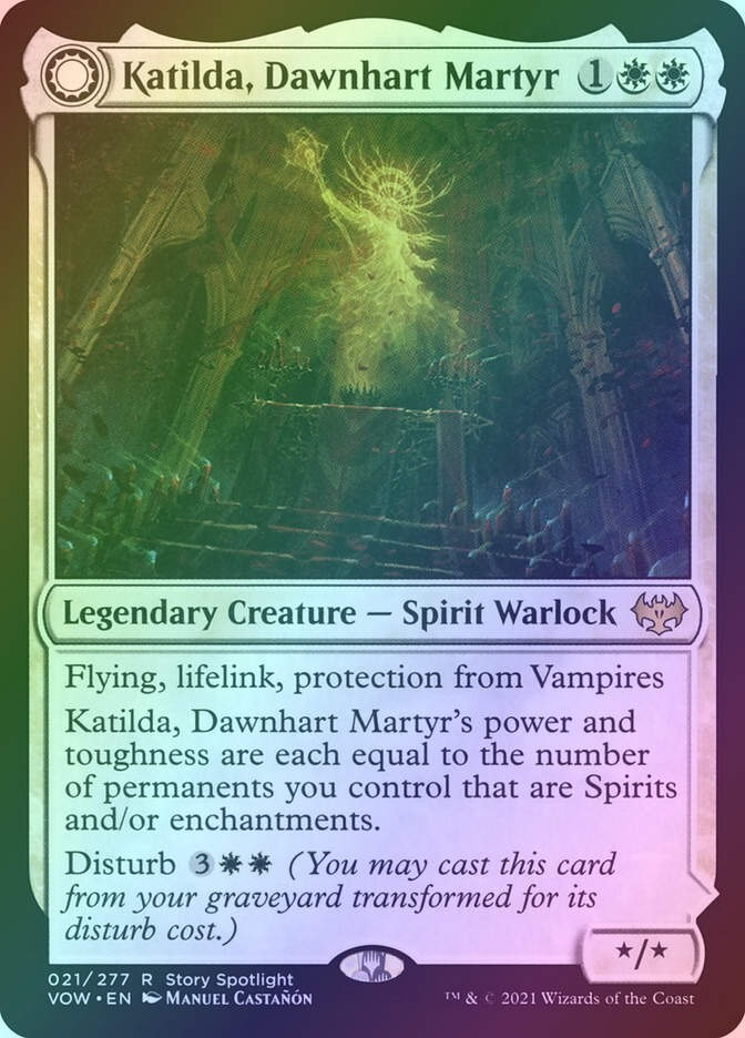 Katilda, Dawnhart Martyr // Katilda's Rising Dawn (VOW) (21) / Foil