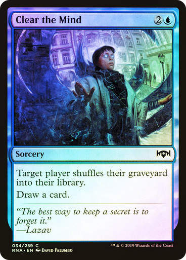 Clear the Mind (RNA) (34) / Foil