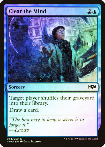 Clear the Mind (RNA) (34) / Foil