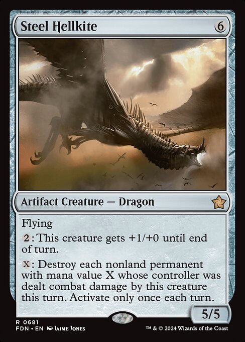 Steel Hellkite (FDN) (681) (Starter)
