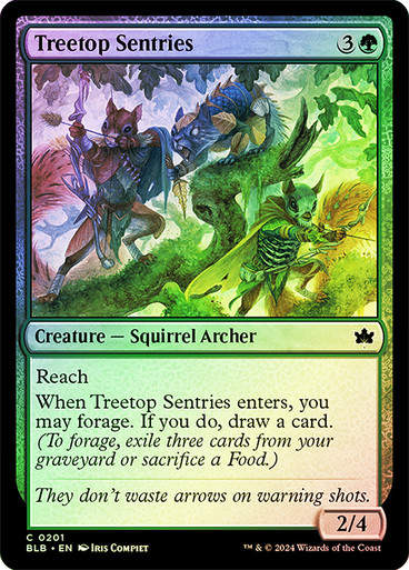 Treetop Sentries (blb) (201) / Foil