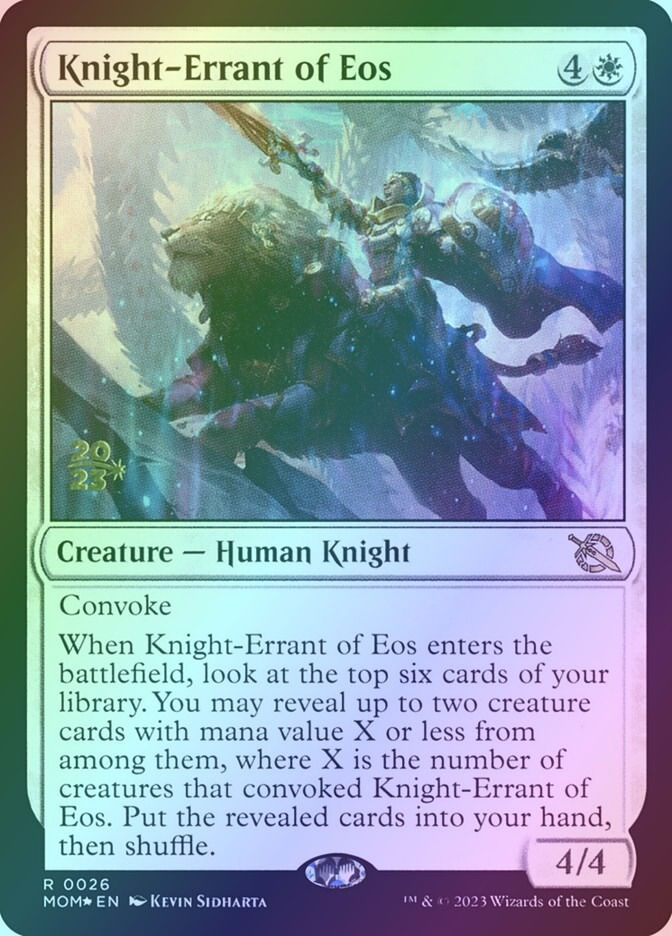 Knight-Errant of Eos (PMOM) (26s) / Foil