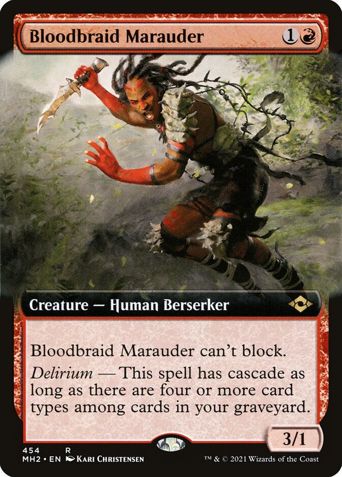 Bloodbraid Marauder (MH2) (454) / Extended Art
