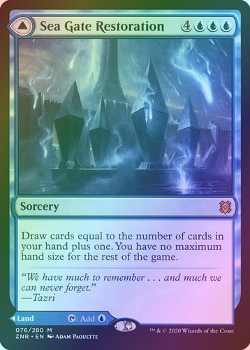 Sea Gate Restoration // Sea Gate, Reborn (ZNR) (76) / Foil | MTG