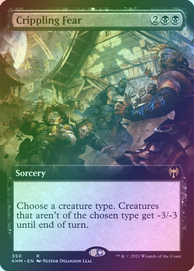 Crippling Fear (KHM) (350) / Extended Art / Foil