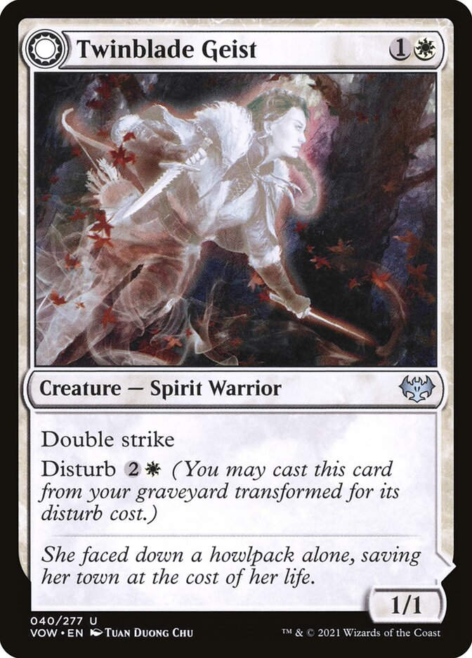 Twinblade Geist // Twinblade Invocation (VOW) (40)