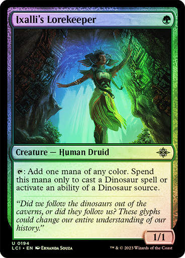 Ixalli's Lorekeeper (lci) / Foil