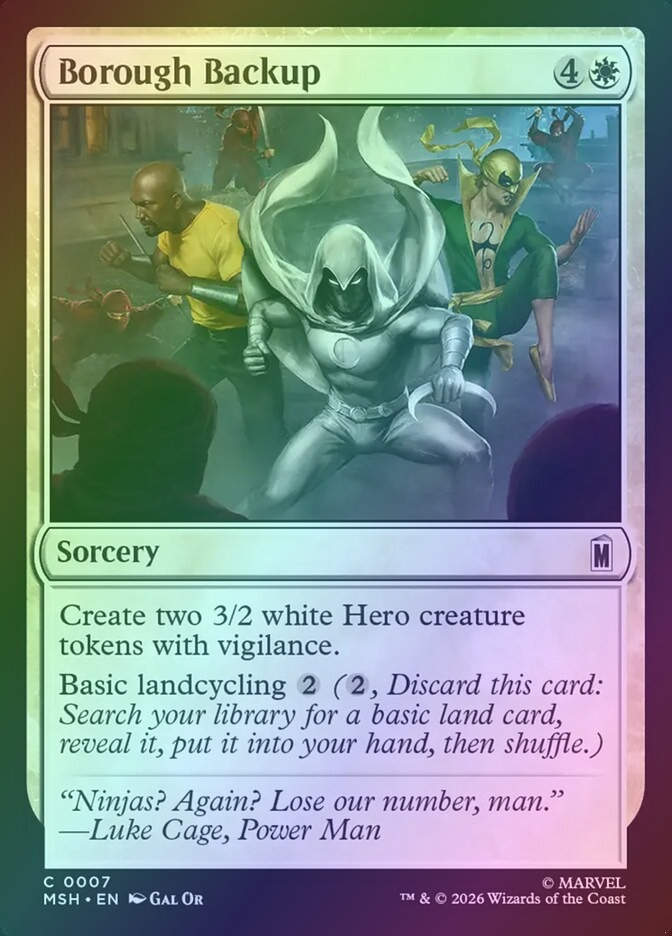 Borough Backup (MSH) (7) / Foil