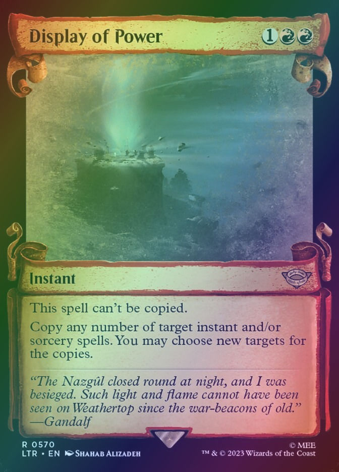 Display of Power (LTR) (570) / Showcase / Foil